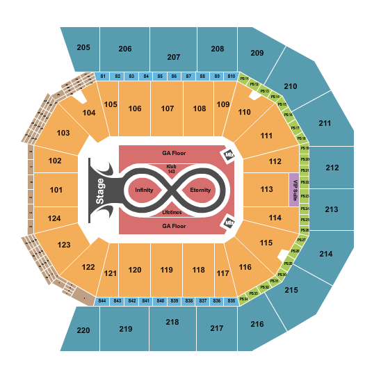 Moody Center ATX Katy Perry Seating Chart